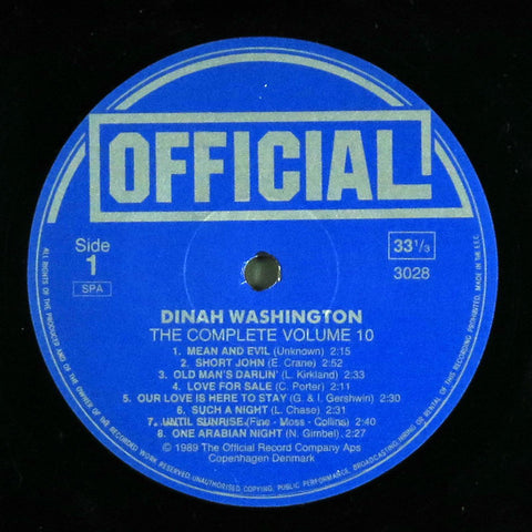 The Complete Dinah Washington Vol. 10