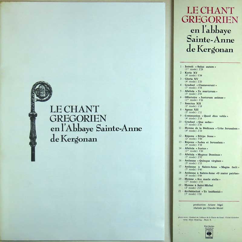Le chant grégorien en l'Abbaye Sainte-Anne de Kergonan