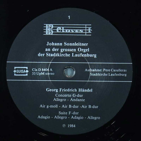 Johann Sonnleitner spielt Orgelwerke von G .F. Händel