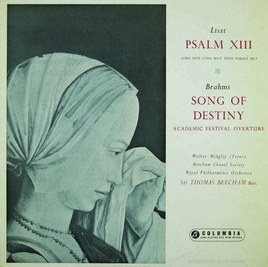 Liszt - Psalm XIII / Brahms - Song Of Destiny