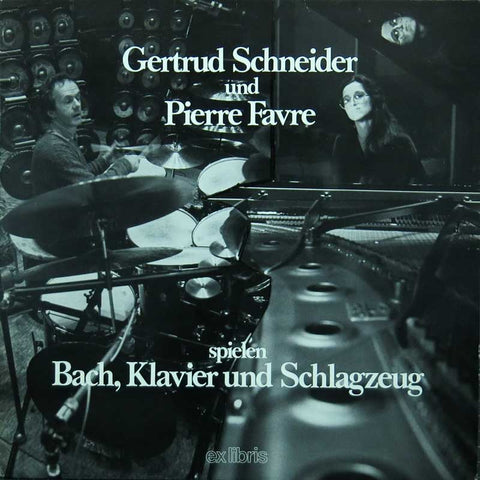 Gertrud Schneider und Pierre Favre spielen Bach, Klavier und Schlagzeug