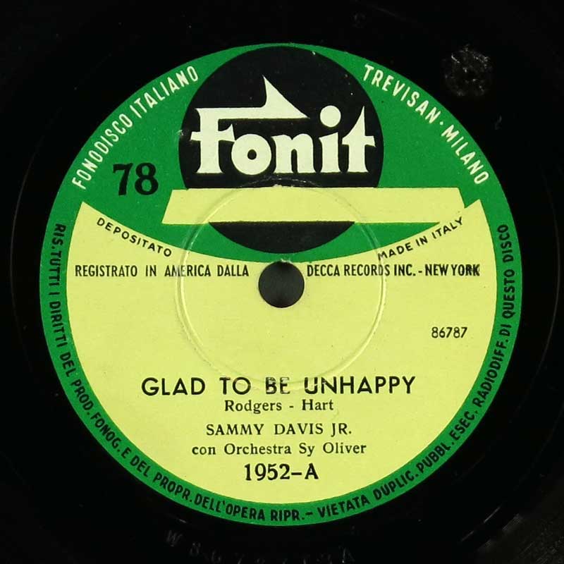 Glad To Be Unhappy / The Red Grapes