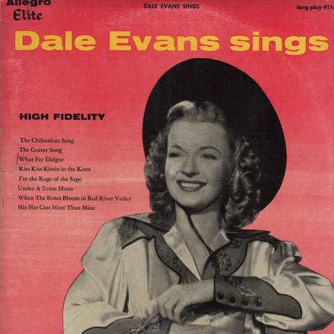 Dale Evans sings