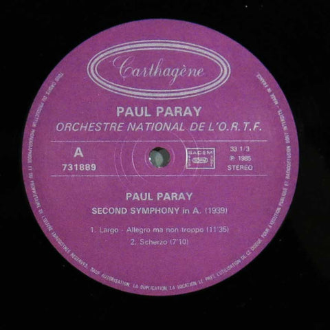 Paray - Symphony Nr. 2 Rar!