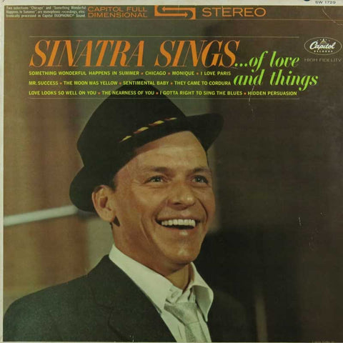 Sinatra sings... of love and things
