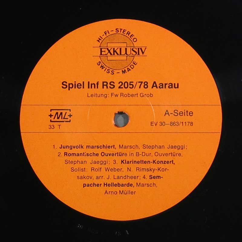 Spiel Inf RS 205/78 Aarau